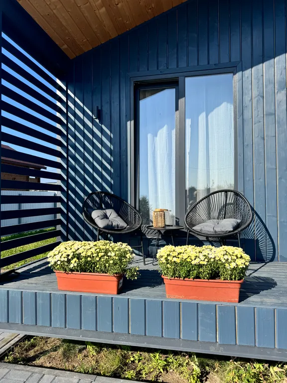 Уютный дом с сауной, в стиле барнхаус, недалеко от реки