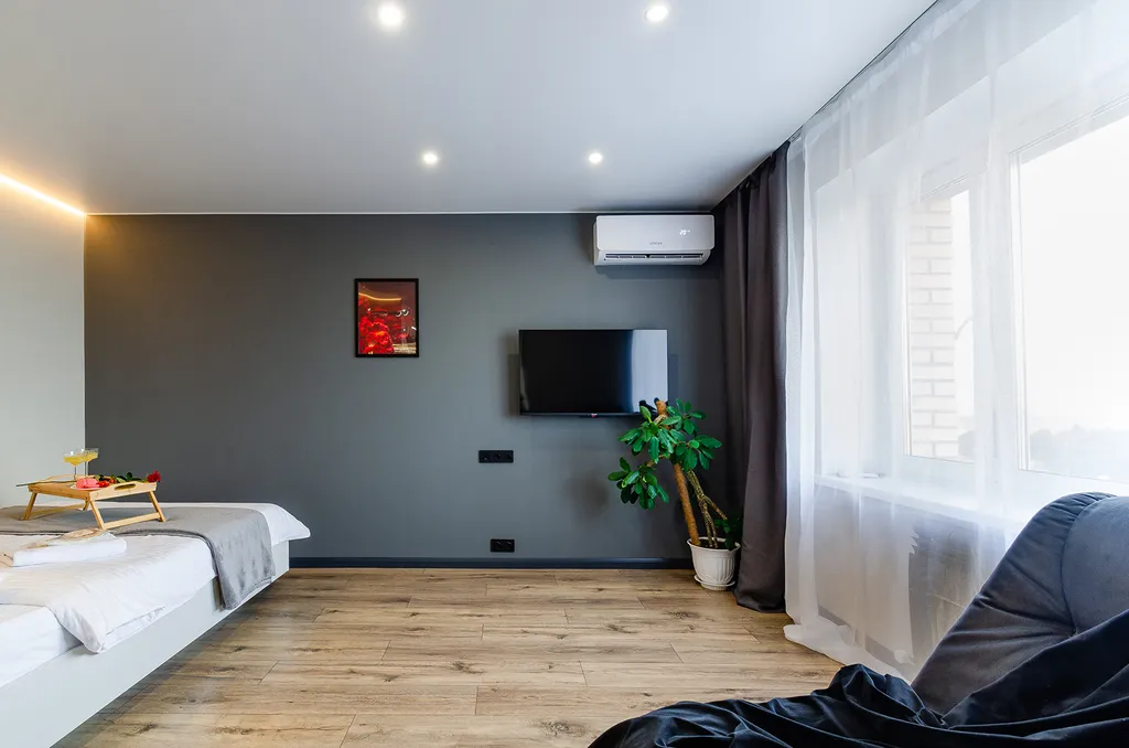 Изящная 1 комнатная квартира с видом на Волгу