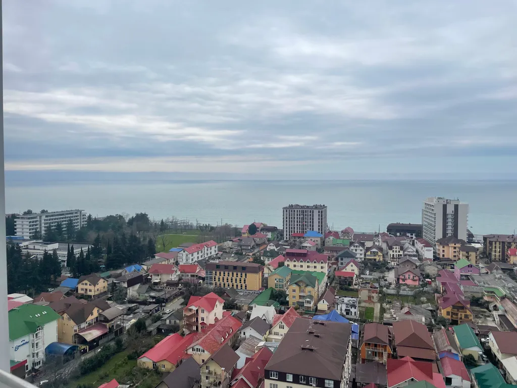 100 метров над уровнем моря (сторона Сочи)