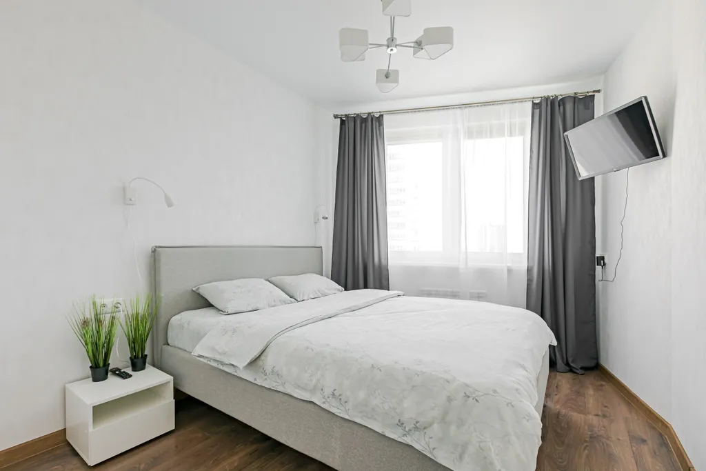 Современная двухкомнатная квартира на 17 этаже