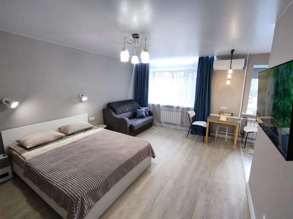 Квартира Уютная квартира в центре рядом с Платинум Ареной, Клевером — Хабаровск