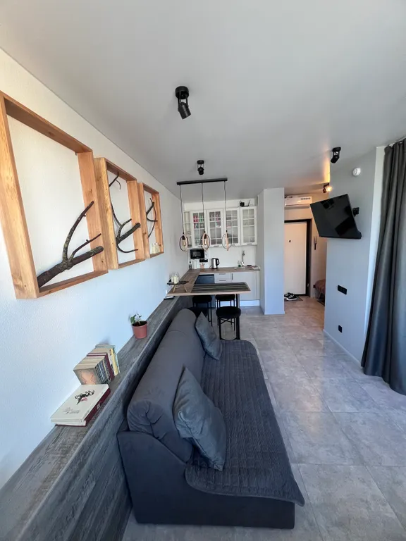 Нежная квартира с видом на город