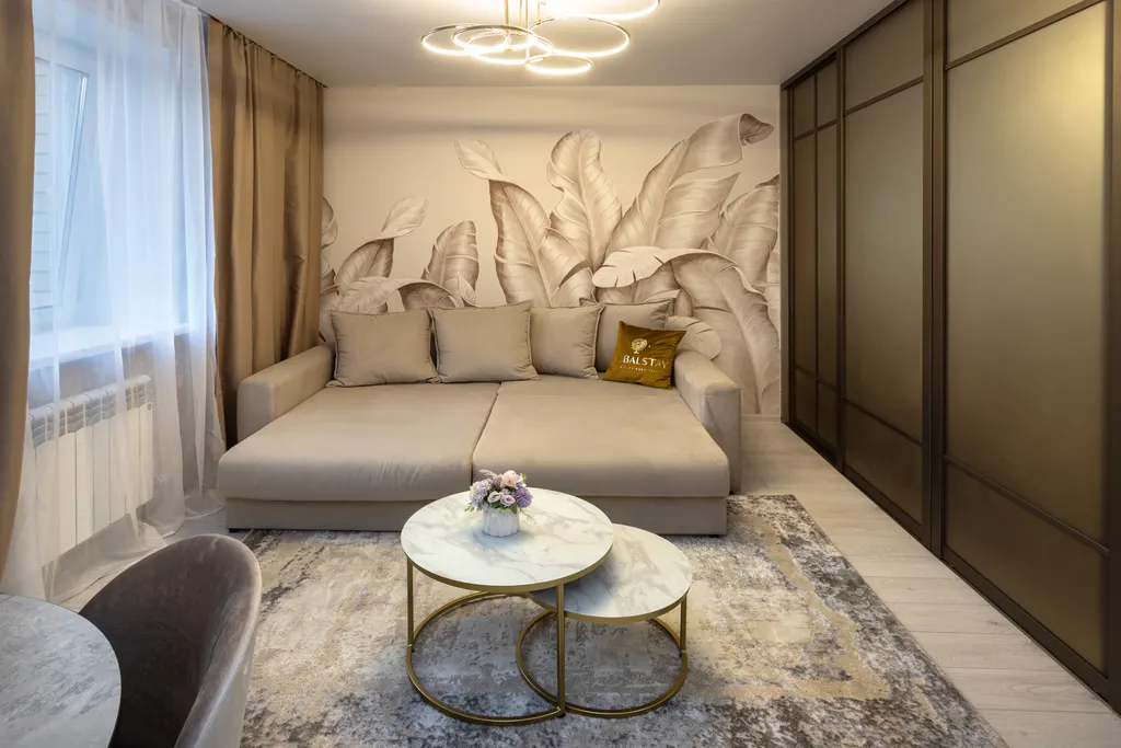 Новая 2-комнатная квартира с джакузи и сауной