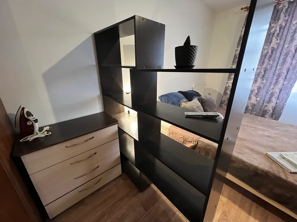 Уютная студия в Северном с кроватью и диваном