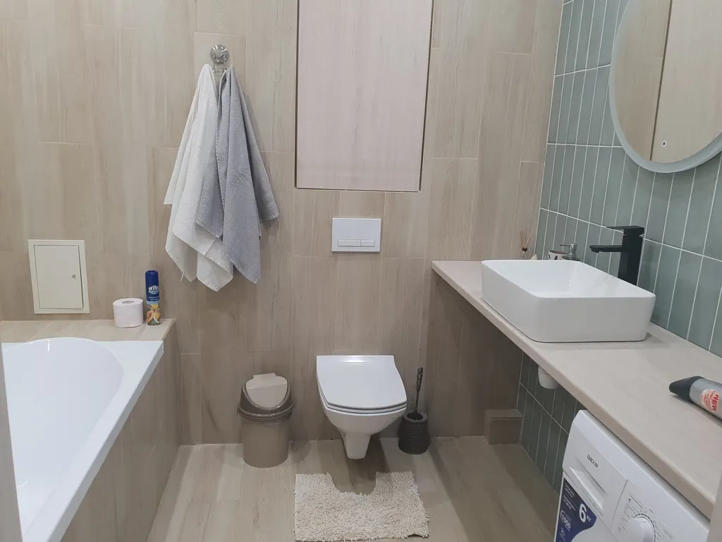 Уютная новая квартира с панорамными окнами