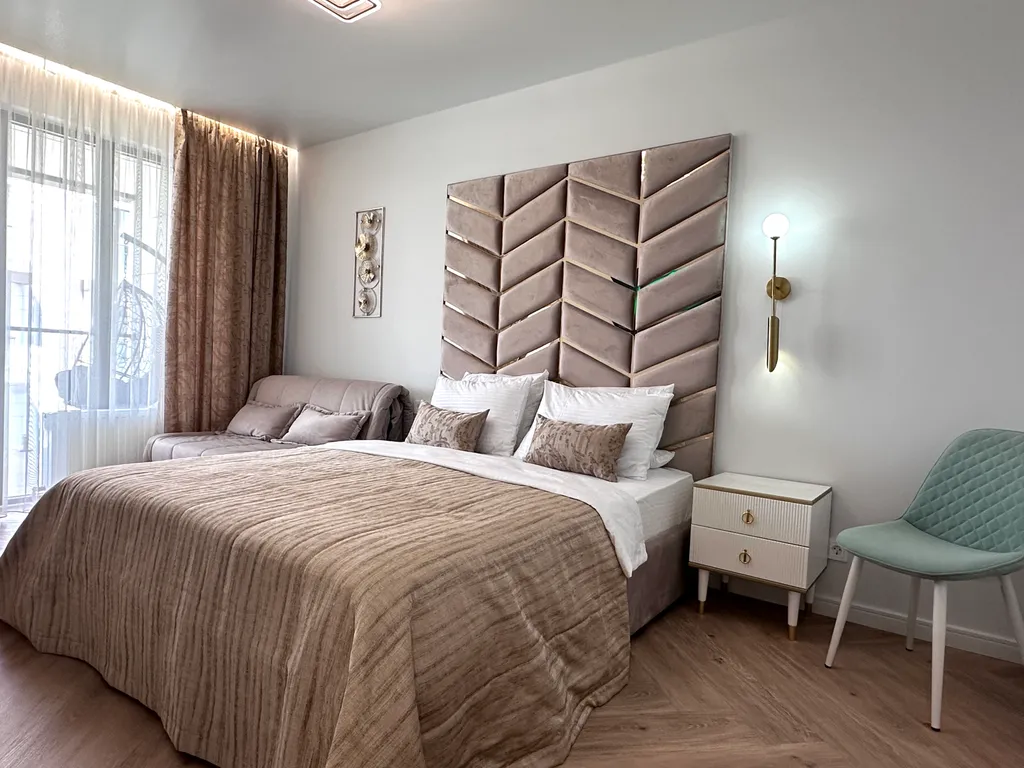 Квартира Апартаменты с отдельной спальной, террасой и видом на бассейн — аренда посуточно в Анапа