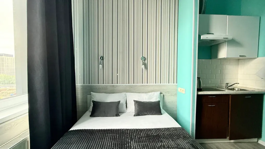 Квартира Квартира Стильная студия у метро Технопарк — Москва