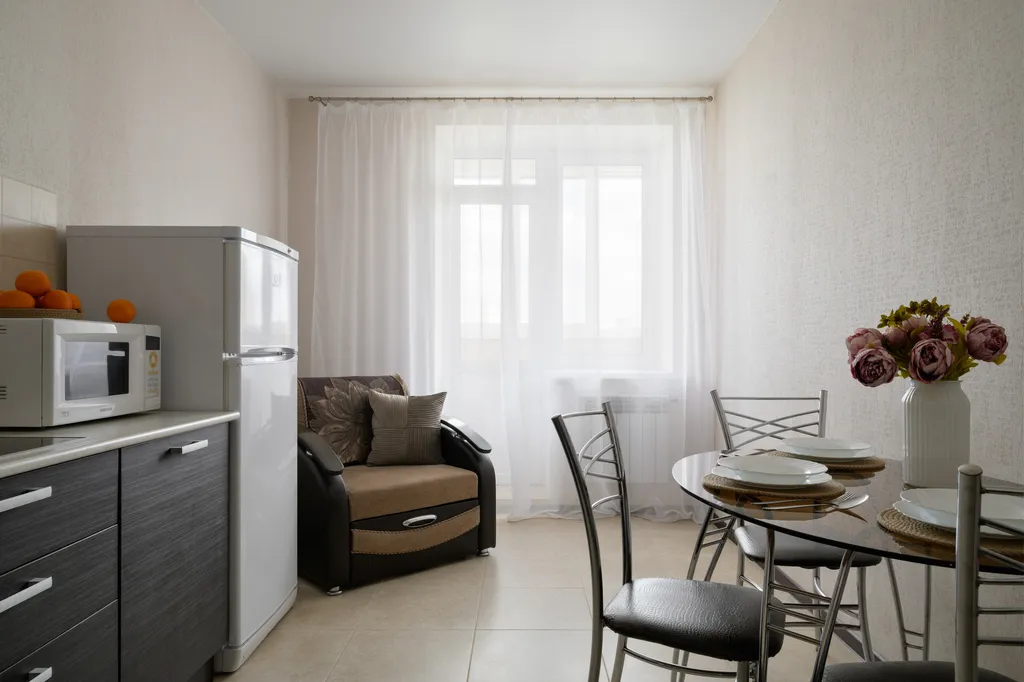 Современная 1-комнатная квартира в центре города