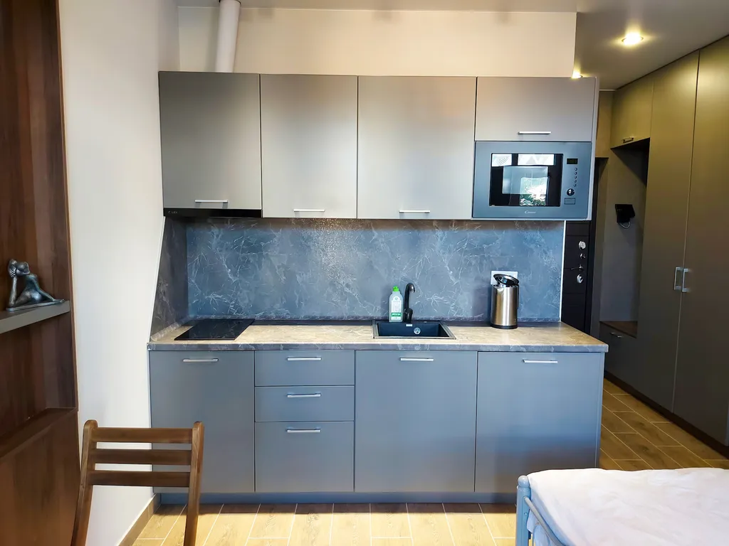 Уютная студия с двуспальной кроватью Олимпийский парк