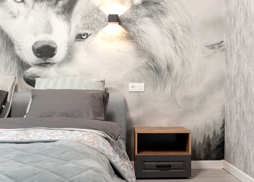 Дом Кантри со своим двором и парковкой