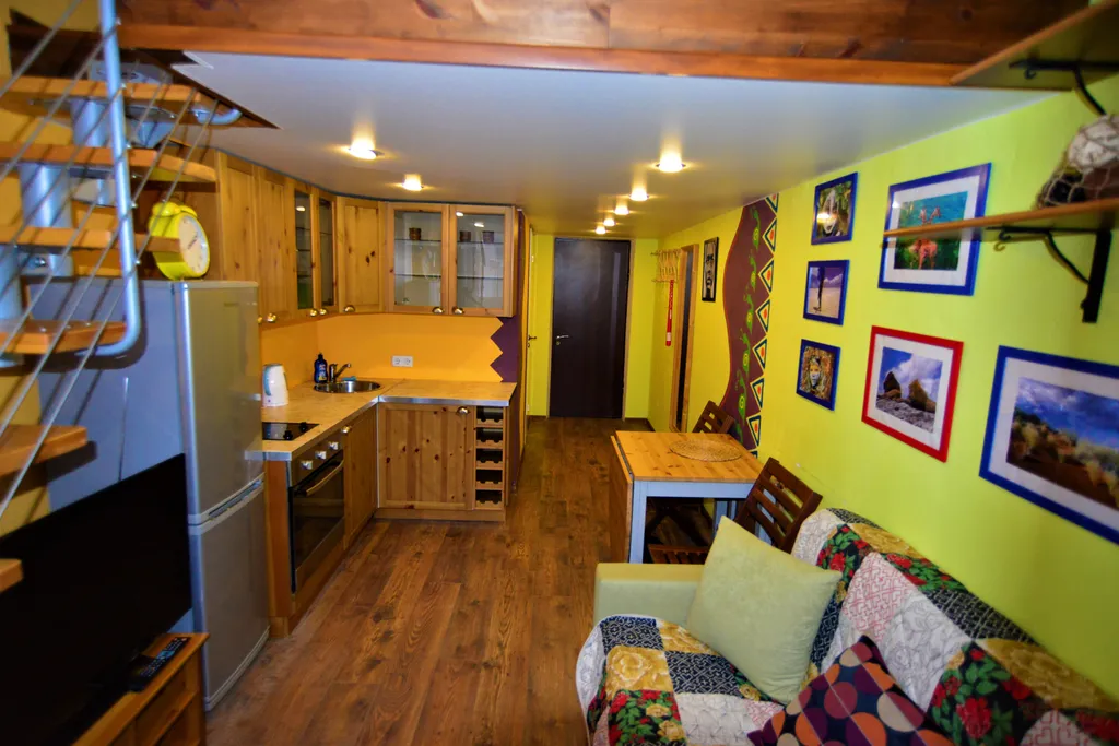 Квартира Двухуровневые апартаменты в Африканском стиле — Москва