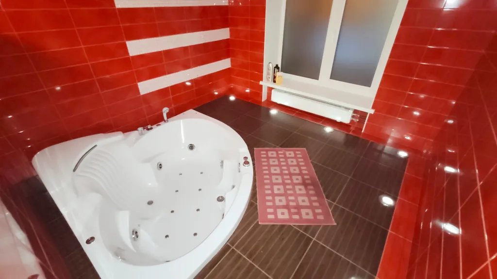 Двухкомнатная квартира в стиле Япония с джакузи в полу