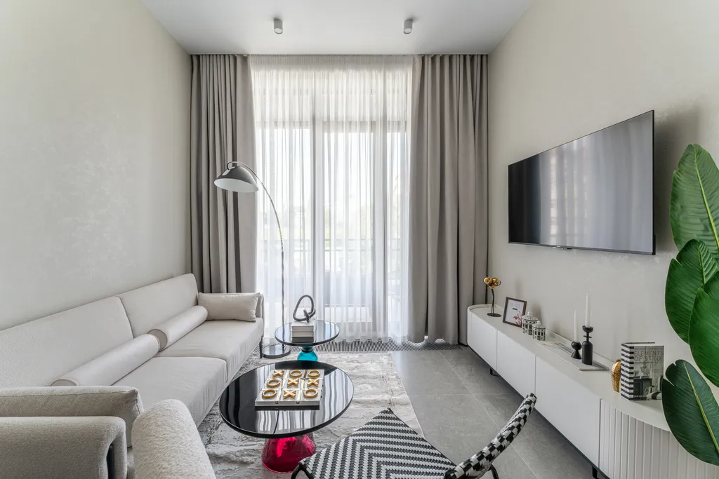 Квартира Apart-Deluxe Легенды моря: Дизайнерская 1к.квартира у озера и моря — Светлогорск