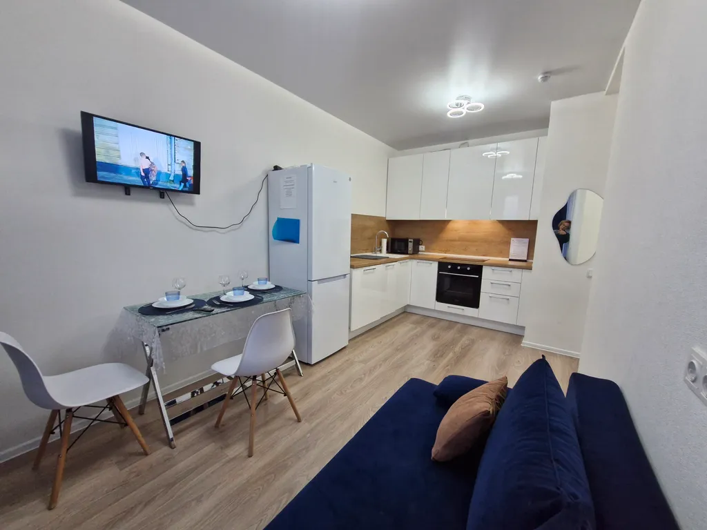 Красивая квартира с гостиной и спальней рядом с Мытищи парк