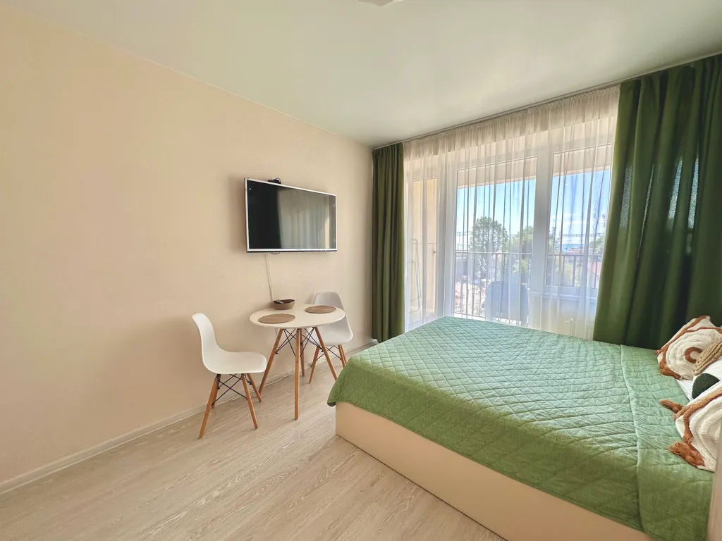 Уютная студия с видом на море в ЖК Каравелла Португалии