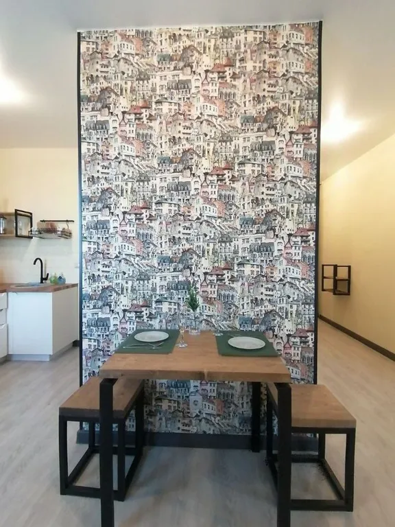 Студия с панорамным видом на Волгу