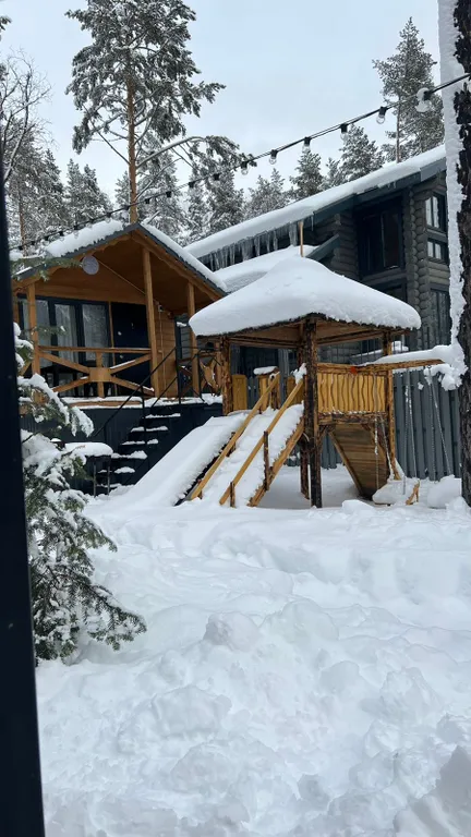 Эко-домик с видом на горы