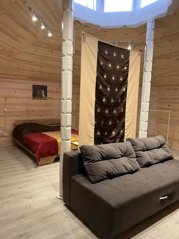 Благоустроенная юрта в бурятском стиле