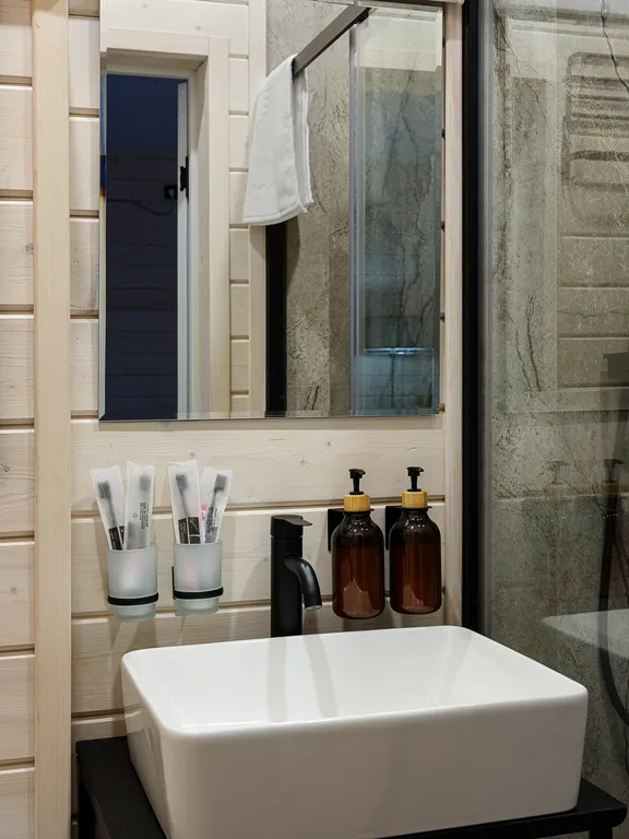 Уютный дом Шишкин Плейс в лесу с чаном и баней