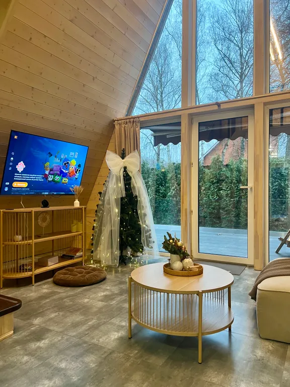 Коттедж Уютный дом Поле с баней на дровах и сибирским чаном — Лопатино