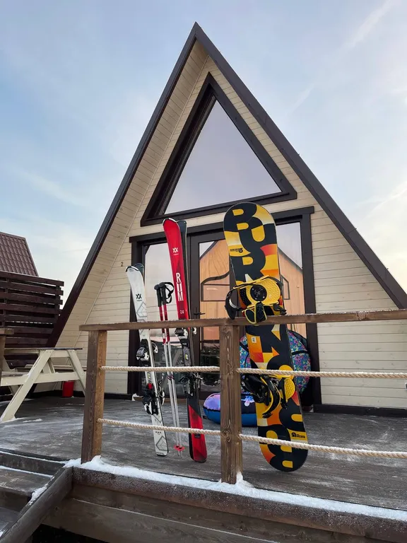 Коттедж Дом с баней, банным чаном и индивидуальной мангальной зоной — аренда посуточно в Курово (м/о Дмитровский)