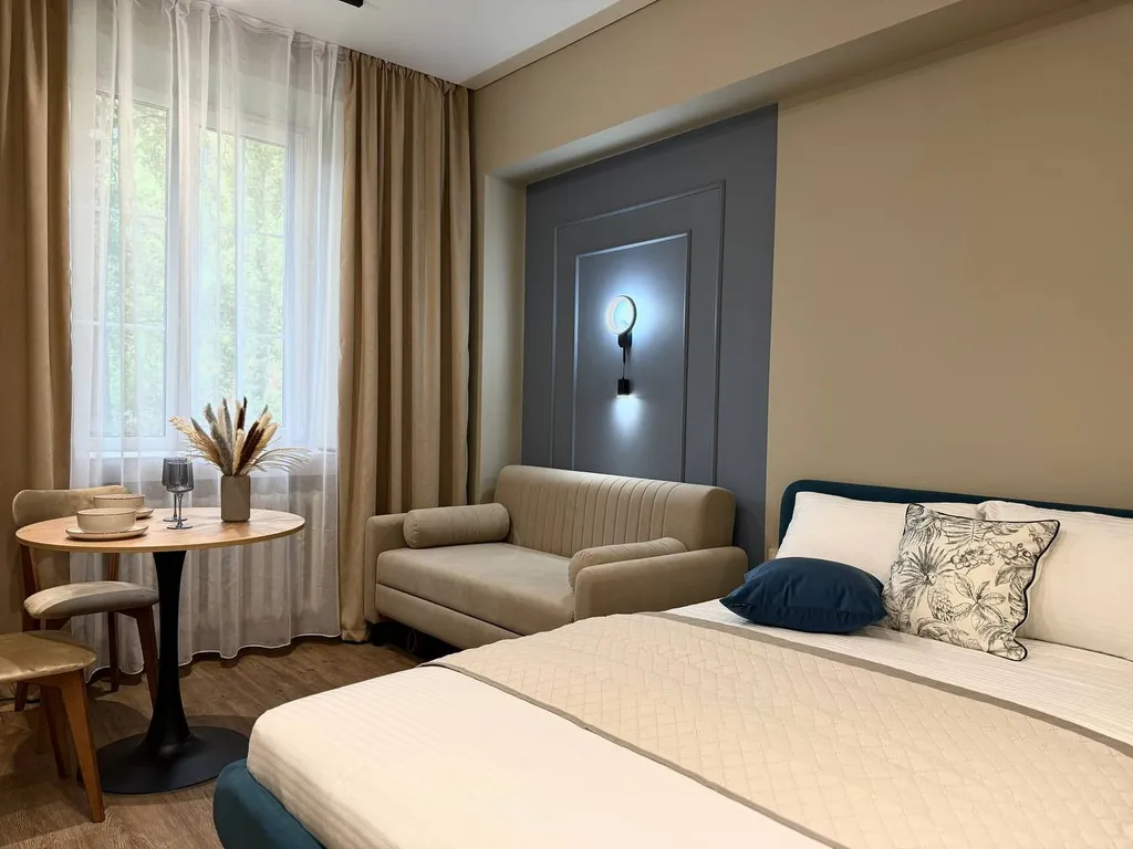 Апартаменты небесных оттенков