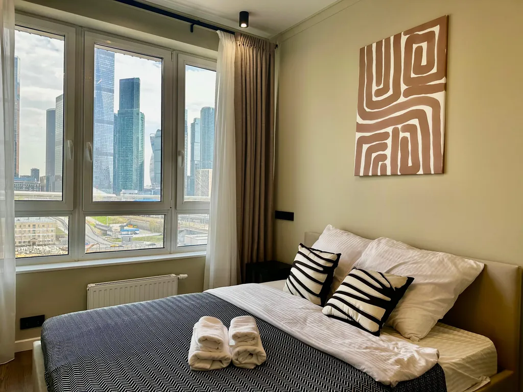 Квартира Апартаменты Очарование с видом на MOSCOW-CITY — Москва