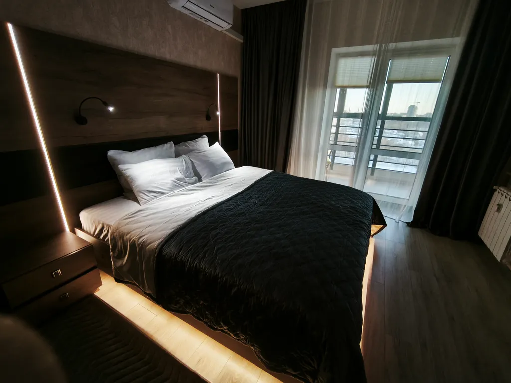 Панорамные апартаменты с видом на водохранилище