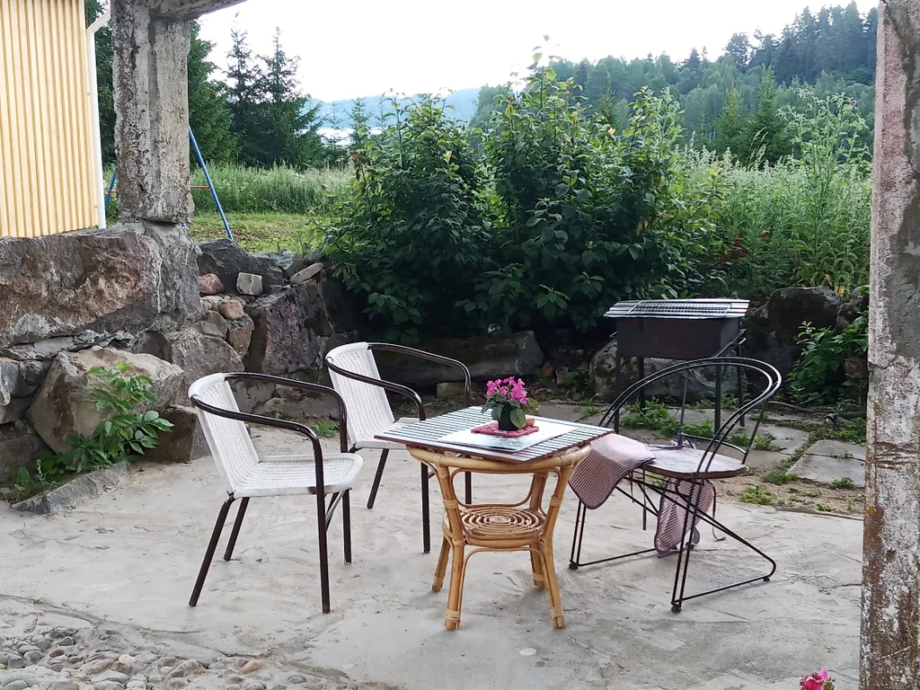 Дом в Карелии с печью-камином и видом на лес