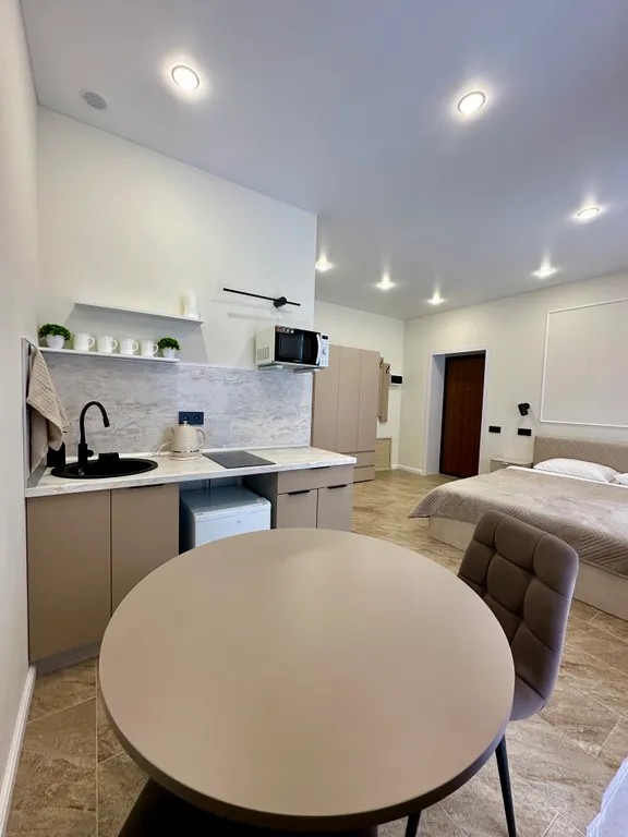 Квартира-студия с видом на горы