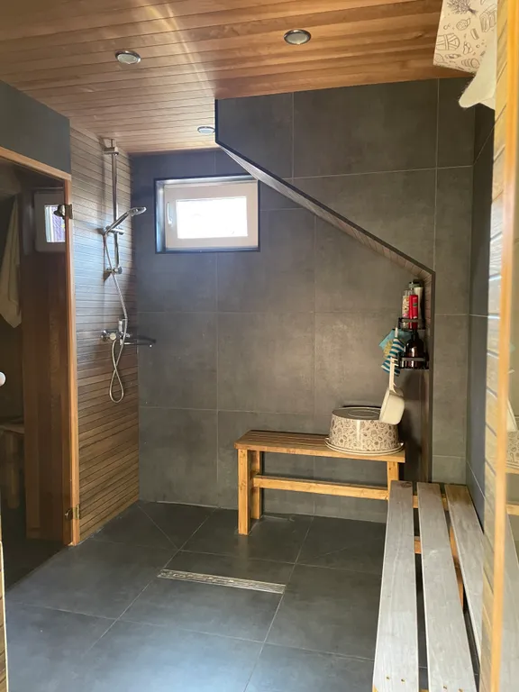 Коттедж Дом-баня в поселке около залива — Лебяжье