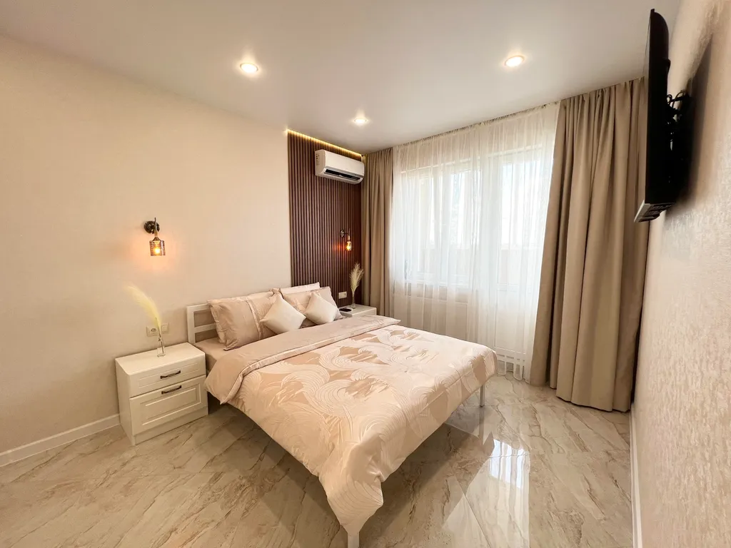 Уютная однушка с тремя отдельными спальными местами