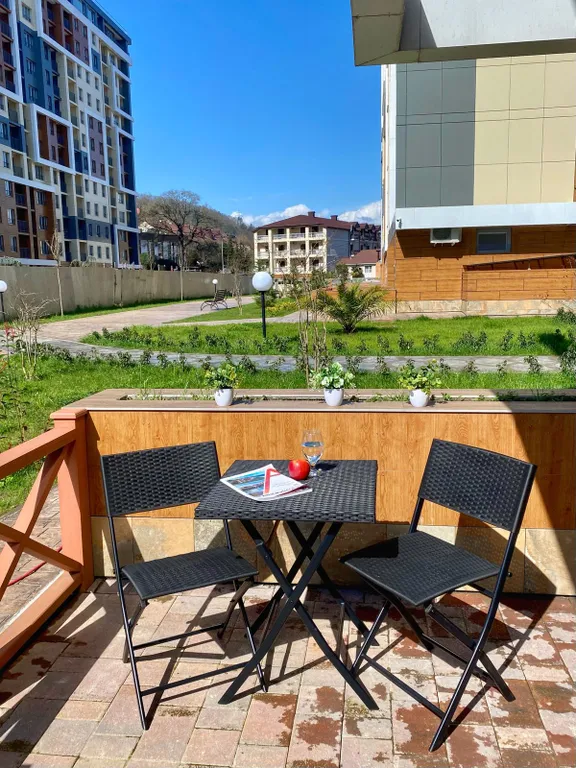 Квартира-студия на море с террасой