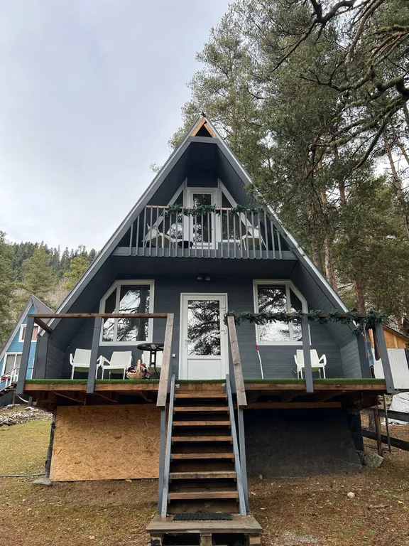 Коттедж Коттедж А-фрейм Серый — Архыз