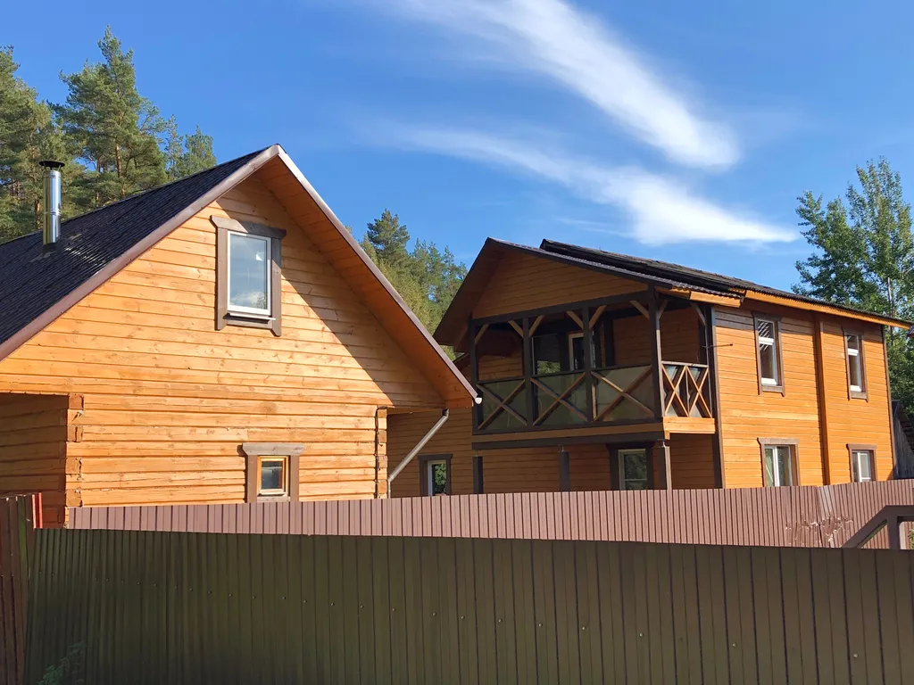 Дом в тишине на природе