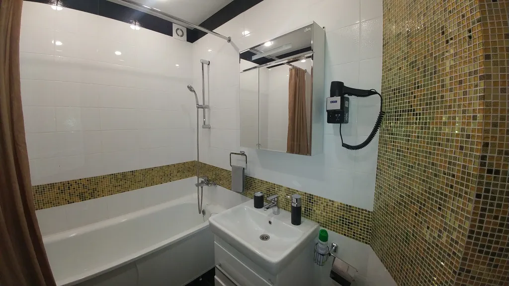 Просторная комфортабельная квартира-студия с дизайнерским ремонтом