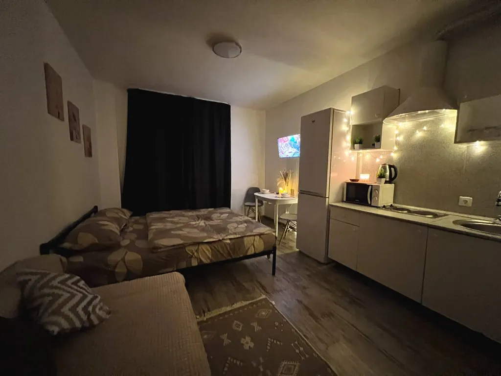 Комфортная студия в спокойных тонах у метро Девяткино