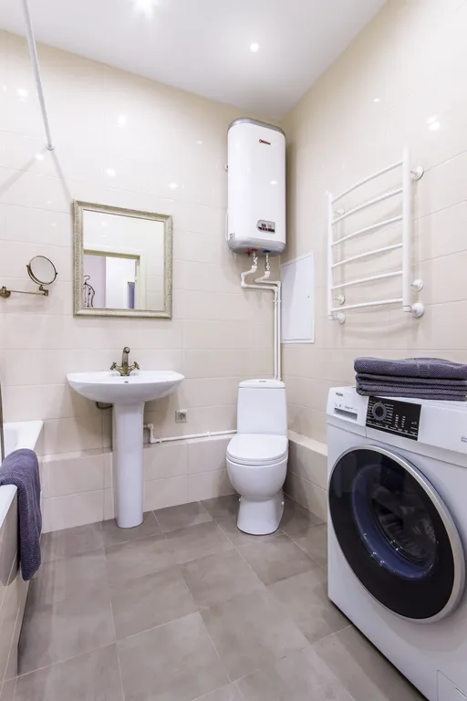 1-к квартира с большой кроватью, панорамный балкон, окна на рассвет