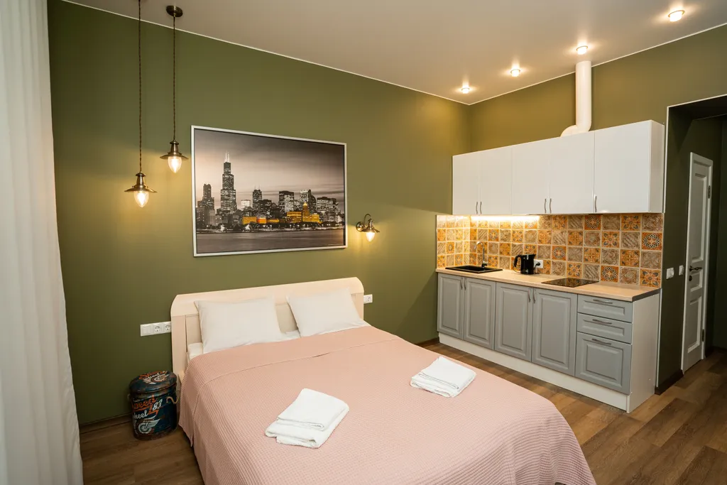 Квартира Квартира Уютная студия рядом с парком — Ломоносов