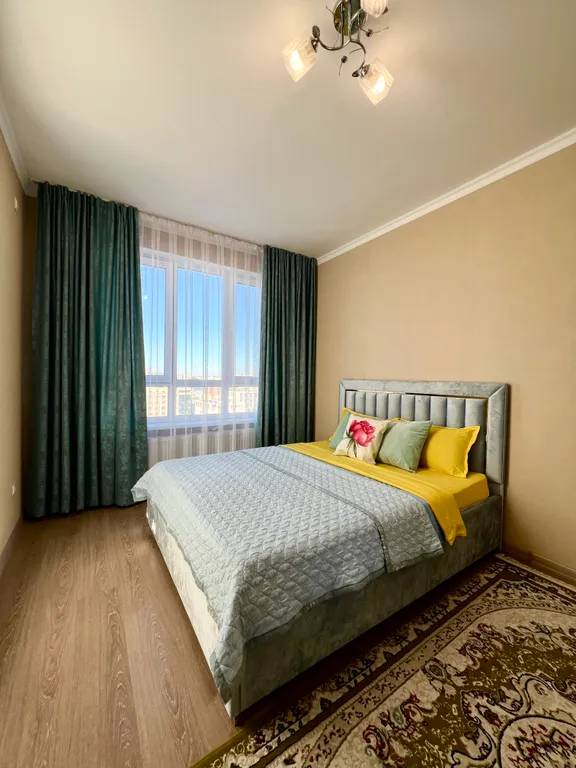 Квартира Уютная евродвушка на Туране с видом на город и двор — аренда посуточно в Астана (Нур-Султан)