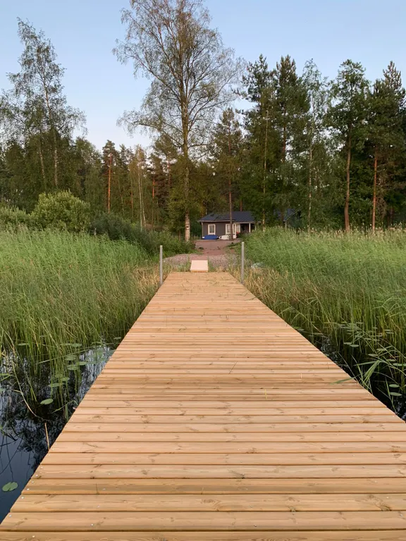 Haavejärvi - озеро мечты! Уютный дом на берегу озера в сосновом лесу
