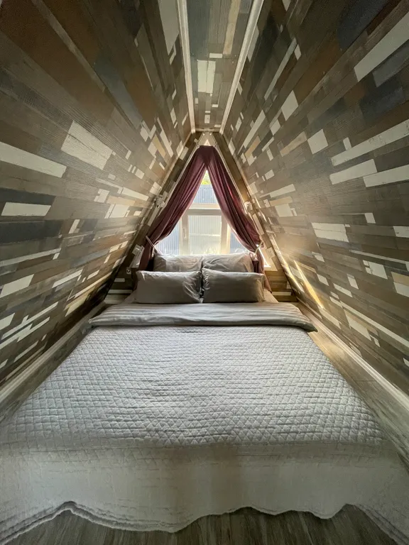 Дом A-frame с сауной