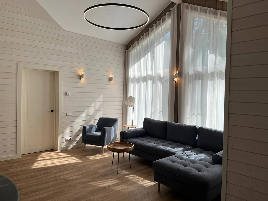 Премиальный коттедж на берегу Судаковского озера — аренда посуточно в Приозерск