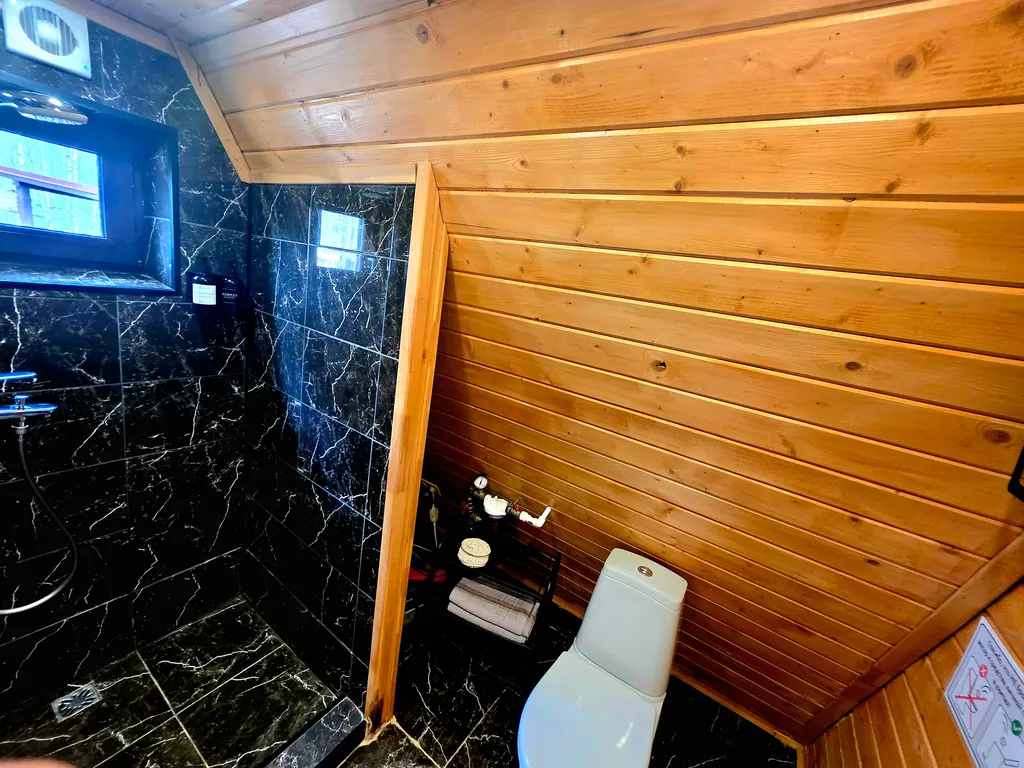 Глэмпинг 49m2 — чан, кухня, Wi-Fi