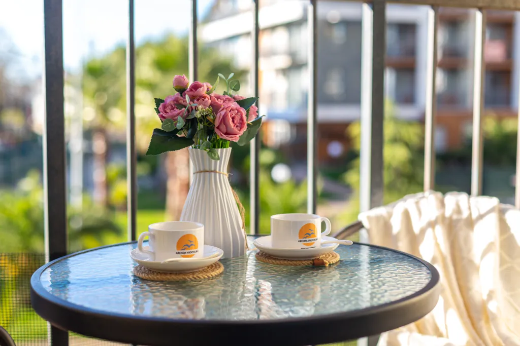 Уютная студия Каравелла 23 с балконом у моря