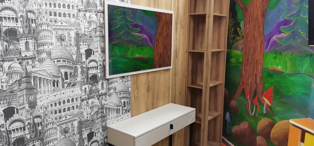 Двухместный номер с двумя односпальными кроватями.