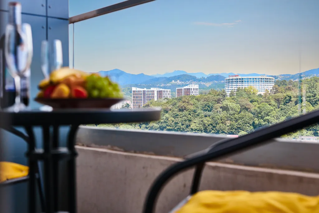 Студия в ЖК Каравелла Португалии с потрясающим видом на горы и море