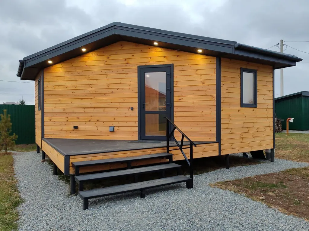 Дом А-фрейм для спокойного семейного отдыха