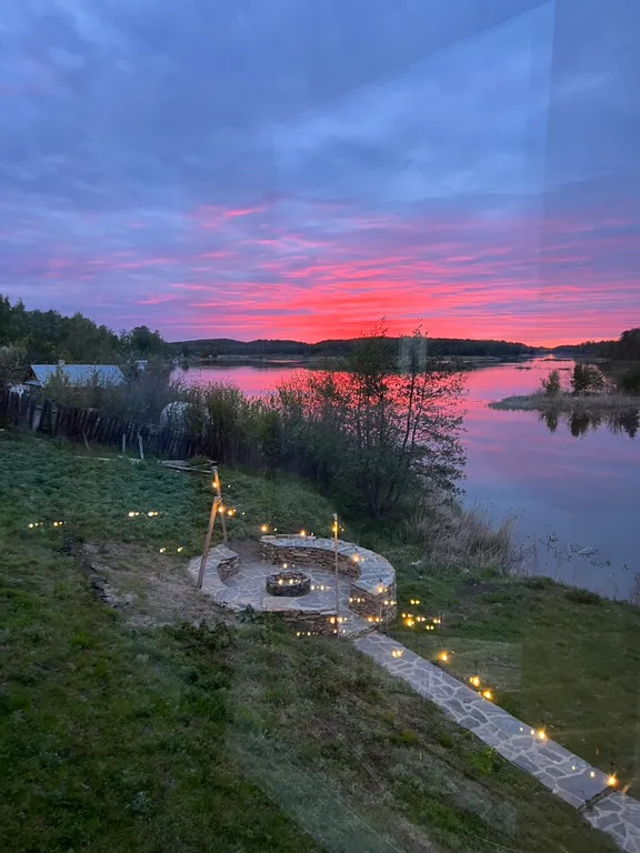 Дом с видом на озеро около горнолыжного комплекса