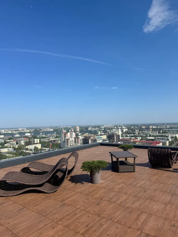 Квартира Студия в центре города с прямым выходом в модный ТЦ и террасой на 18эт — аренда посуточно в Воронеж